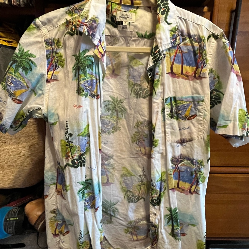 Designer button up print / NWOT / Mr. Porter / Hartford
